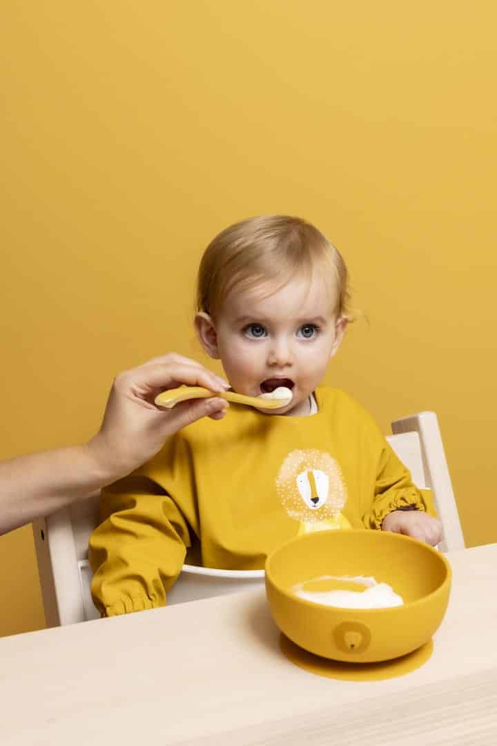 Lot de 3 cuillères d'alimentation mr lion bébé qui mange