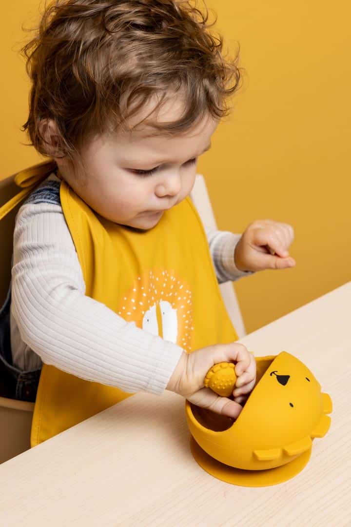Premier set repas bébé mr lion de Trixie ambiance