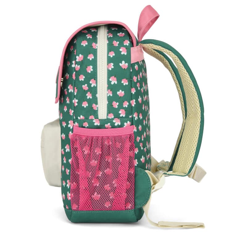Le sac à dos enfant Garden Joy Hello Hossy fond blanc de profil