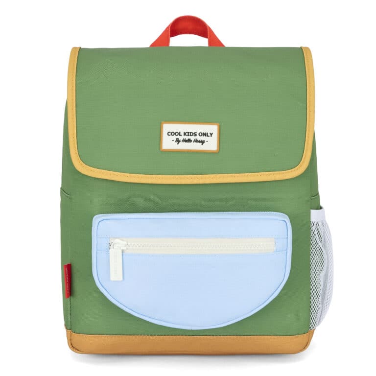 Le sac à dos enfant Mini Green Lake Hello Hossy fond blanc