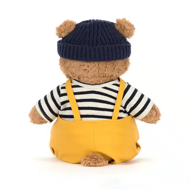 Bartholomew Bear Seafarer Outfit vue de dos fond blanc