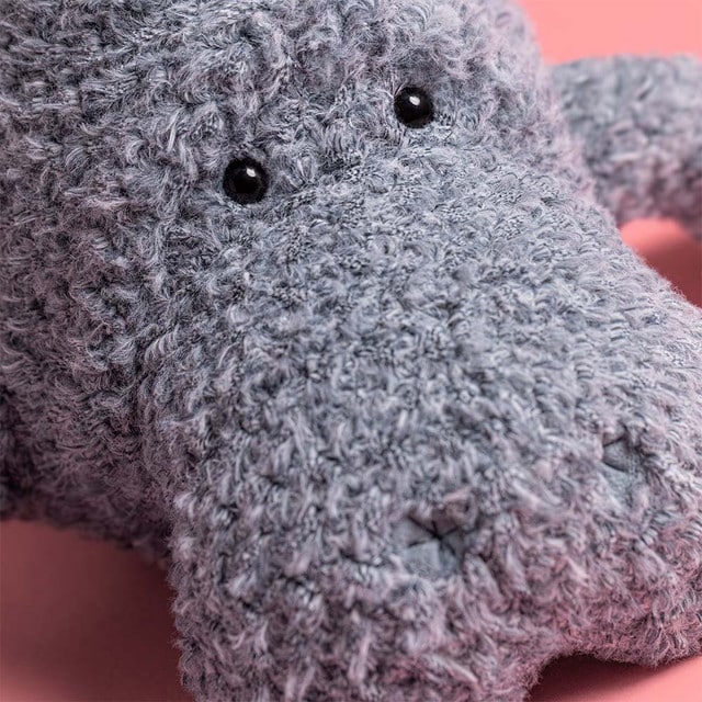 Maffles Manatee de Jellycat détail museau