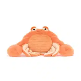 Pinchsnap Crab de Jellycat vue de face fond blanc