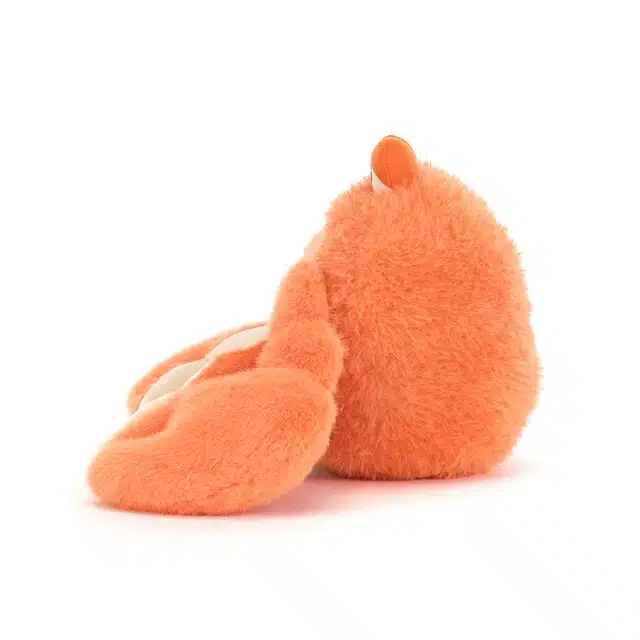 Pinchsnap Crab de Jellycat vue de profil fond blanc
