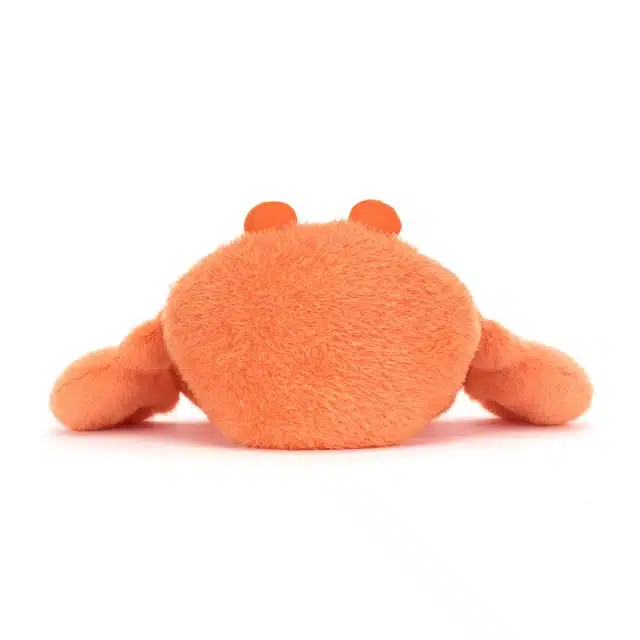 Pinchsnap Crab de Jellycat vue de dos fond blanc
