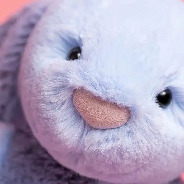 Puddlesea Bunny Original (Patchwork) détail visage