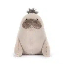 Roarwell Sea Lion de Jellycat vue de face fond blanc