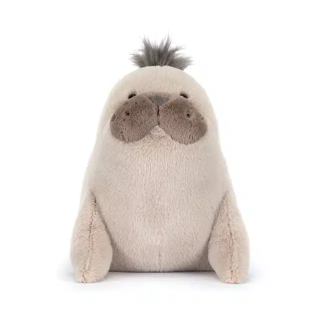 Roarwell Sea Lion de Jellycat vue de face fond blanc