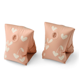 Les brassards de nage Sweethearts Pale de Liewood fond blanc