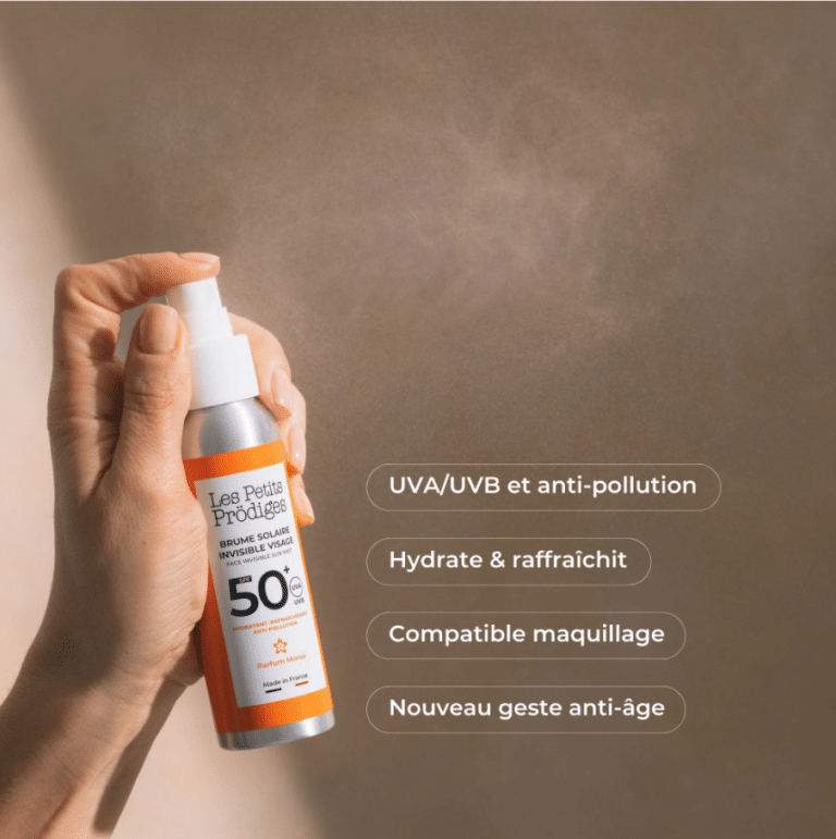 la Brume Solaire Invisible SPF50+ Les Petits Prodiges principales caractéristiques