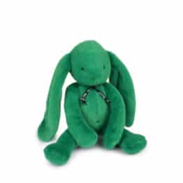 La peluche Lapin Méloé Vert prairie Maïlou fond blanc