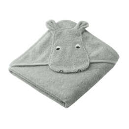 Sortie de bain hyppo dove blue liewoodfond blanc