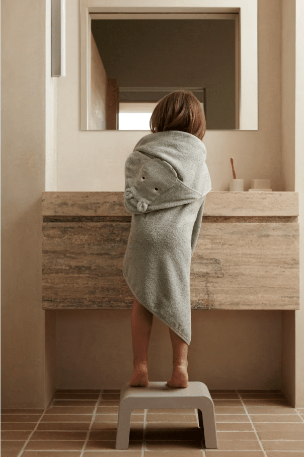 Sortie de bain hyppo dove blue liewood ambiance