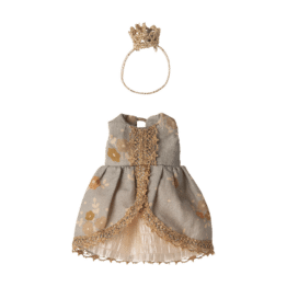 Tenue robe de princesse - Grande soeur - Maileg, vue de face sur fond blanc