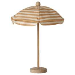 Parasol - Rayé corail - Maileg, sur fond blanc