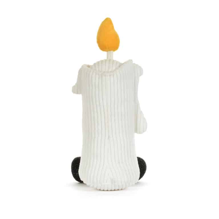 Amuseables Flickerty candle - Jellycat, vue de derrière sur fond blanc