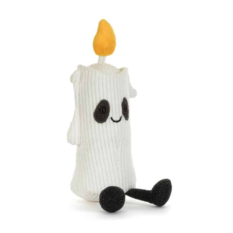 Amuseables Flickerty candle - Jellycat, vue de biais sur fond blanc