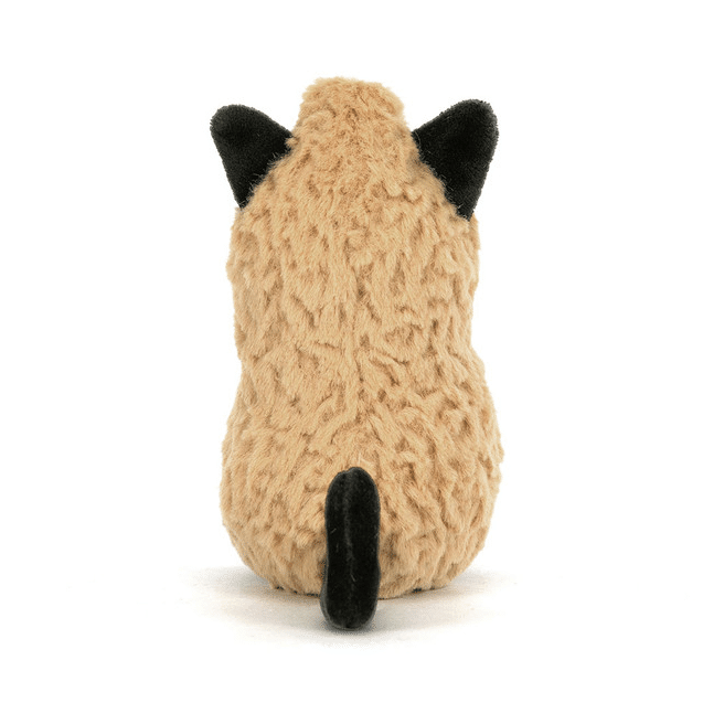 Doudou amuseables peanut cat jellycat de dos