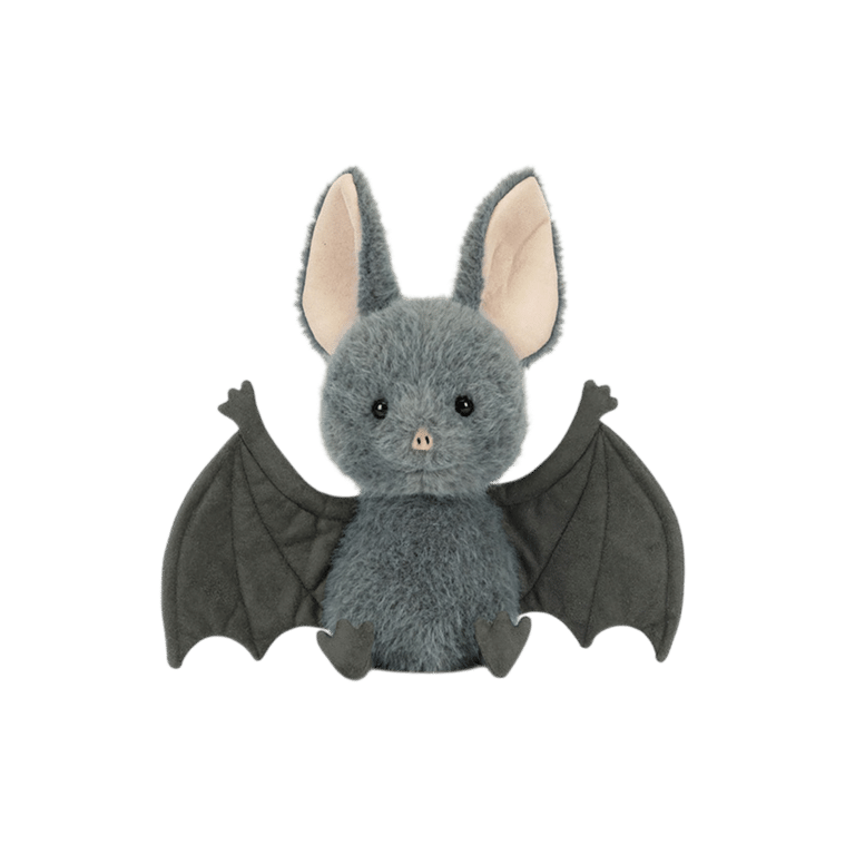 Doudou broox bat jellycat fond banc