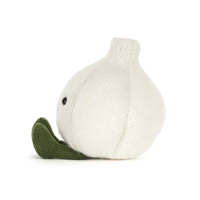 Amuseables Garlic - Jellycat, vue de profil sur fond blanc