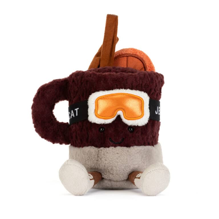 Amuseables Mullover Spiced Drink - Jellycat, vue de face sur fonc blanc