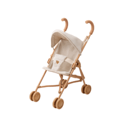 Poussette pour poupée moumoute de Liewood fond blanc