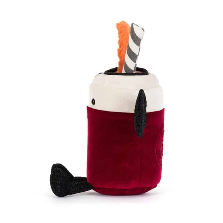 Amuseables Vampop Drink - Jellycat, vue de côté sur fond blanc