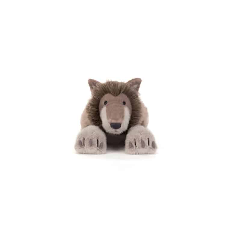 Ulrich Wolf - Jellycat, vue de face sur fond blanc