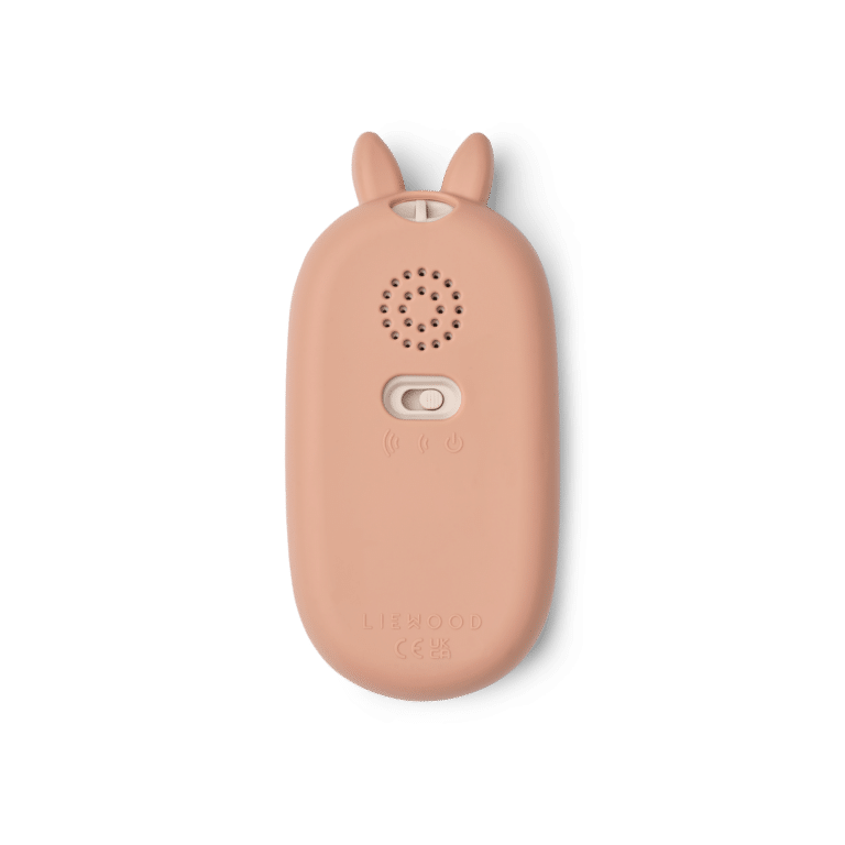 Téléphone Fidi en silicone rose de Liewood de dos