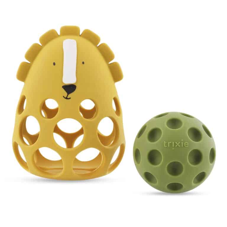 Hochet sensoriel en silicone mr lion de Trixie pièces détachées