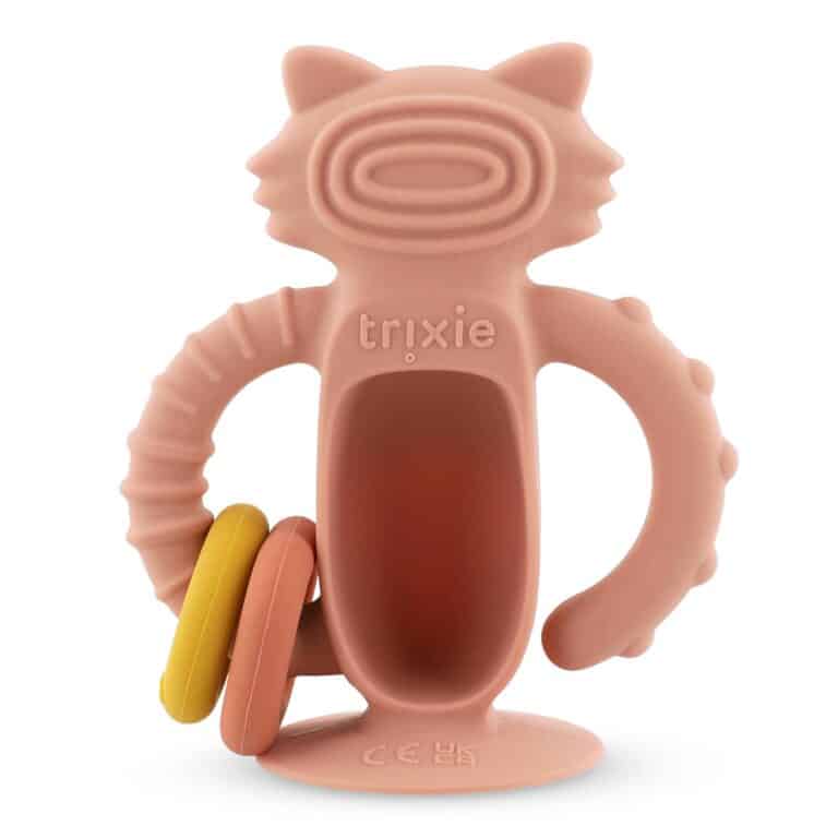 Jouet sensoriel en silicone avec ventouse mrs cat de trixie de dos